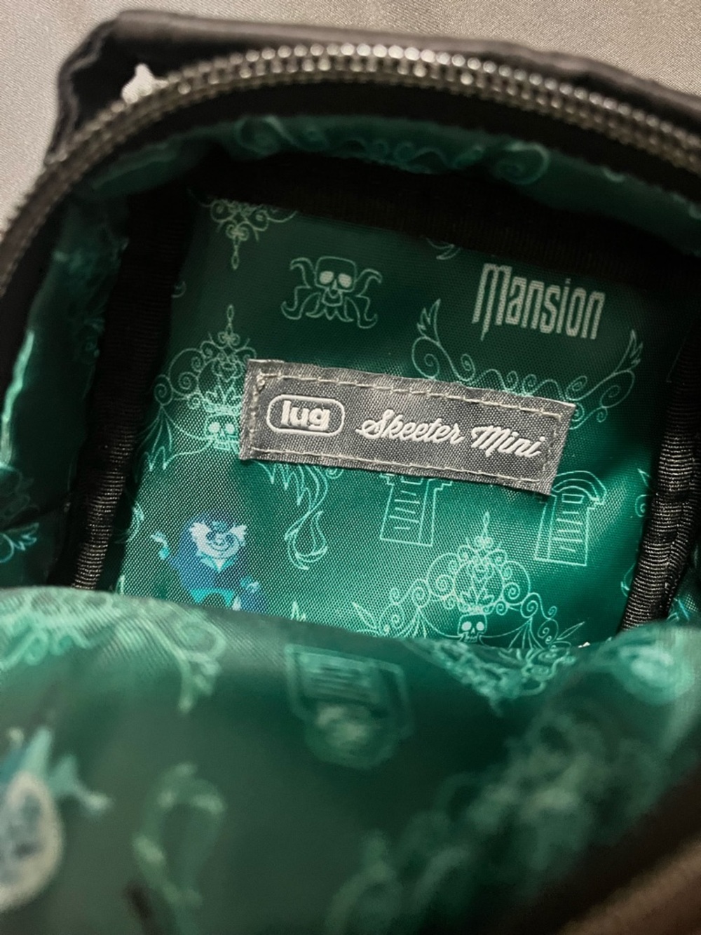 The Haunted Mansion Disney Parks Lug Skeeter Crossbody Bag - Picture 4 of 5